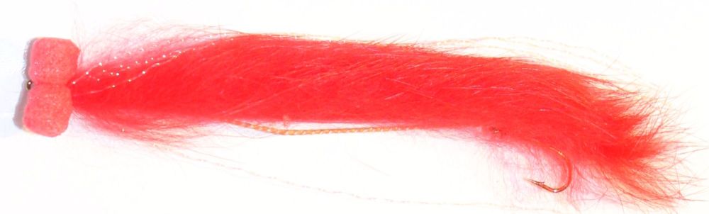 Booby  Snake fly Red # 10 barbed  [BSF4]
