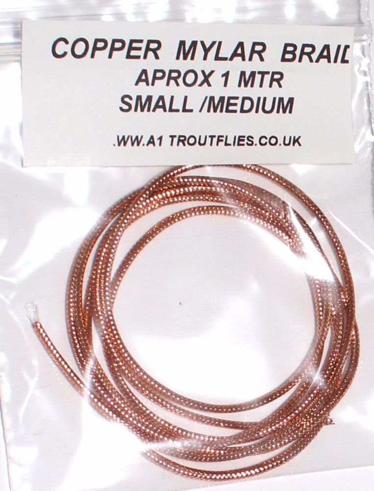Copper Mylar braid ,small/medium 