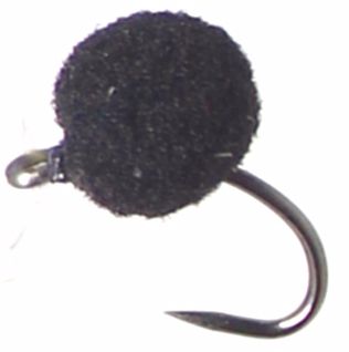 Egg Fly - Black -Unweighted , 7MM/E26