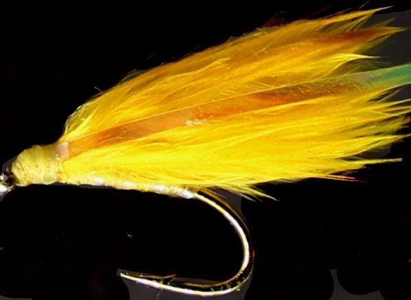 Cormorant/ Sunburst Yellow and pearl #12 barbed / cor 6