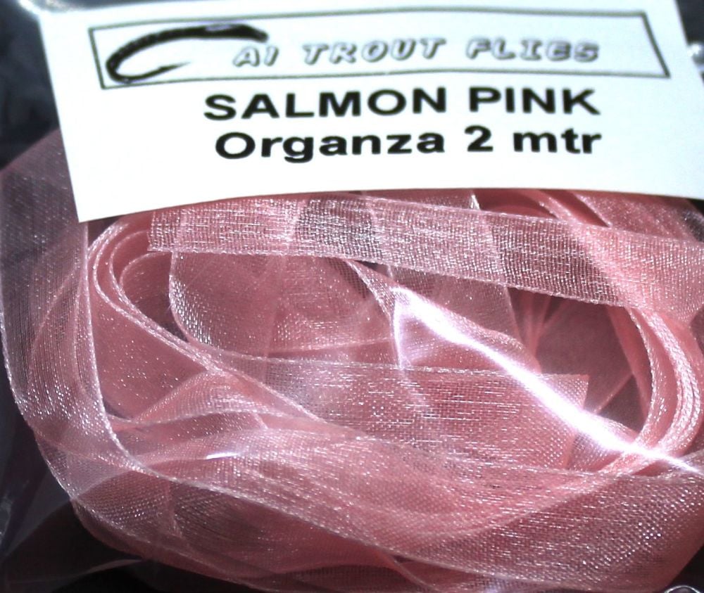 Organza 2 mtr Salmon Pink