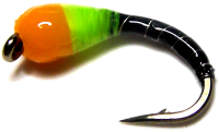 Buzzer- Nugget-hot head-black-green-orange #12  [BH4]