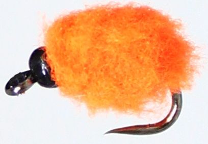 Fire Orange Eggstasy  egg  - hot head Black/ E109