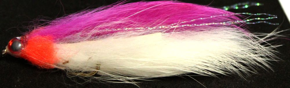 Zonker Two tone-White / pink,  # 10 barbed [Z 20]