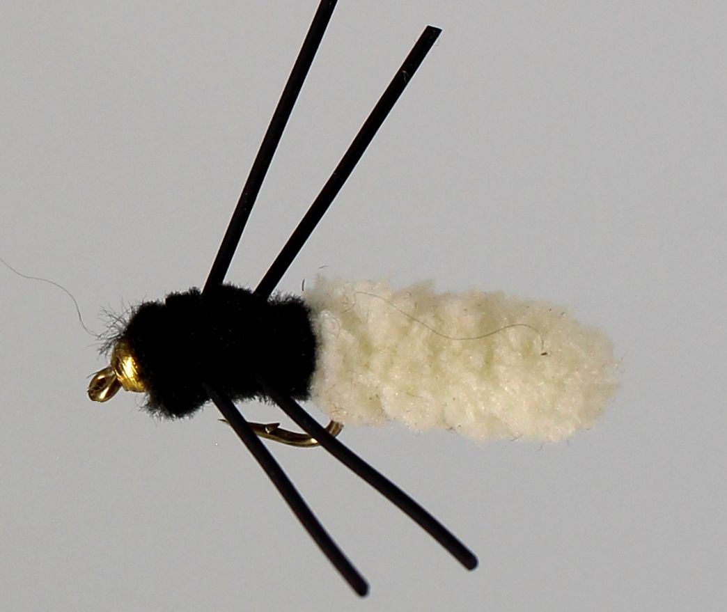  Wotsit, Mitten, Mop Fly , White /rubber legs [mop10]