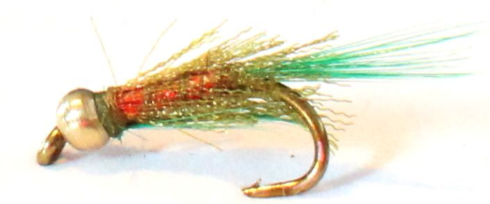 Diawl Bach ,weighted ,variant Green tailed #14 [WDB 5]