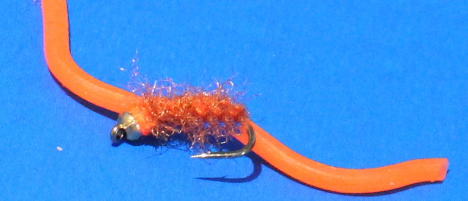 Squirmy Wormy , fl orange [BL 67]