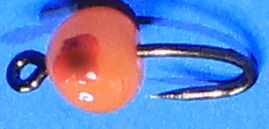 Egg Fly - Hot Glue , orange red spot [E79]