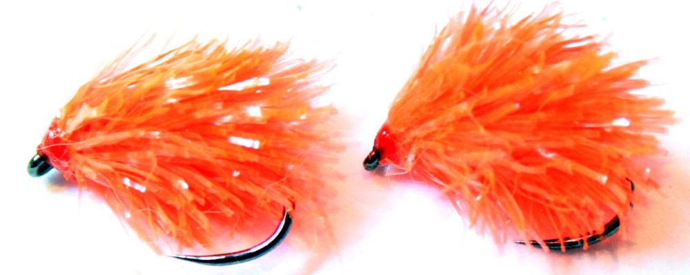 Blob orange leaded and barbless # 10 BL70]