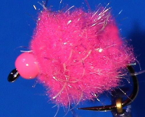 Eggstacy egg pearly hot pink #10 barbless (E 198)