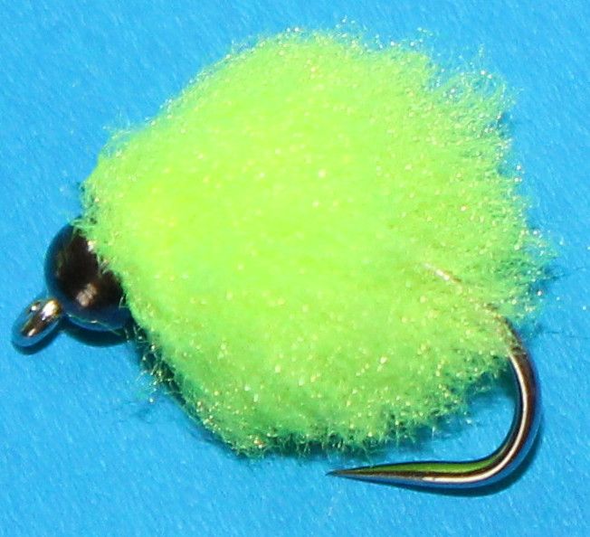 Tungsten eggstacy, chartreuse #10 barbless [EGG212]