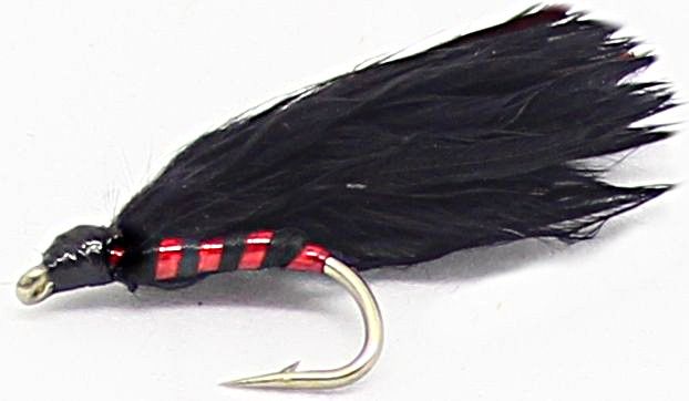 5 X  Cormorant ,Black and holographic red #12 barbed / cor 21