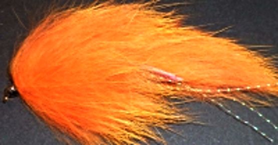 5  X  Bunny leech -Orange,  # 10 barbed [Z 56]
