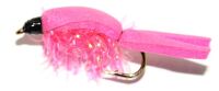 Floating fry -  Pink  foam #12 Barbed,[FF 9]