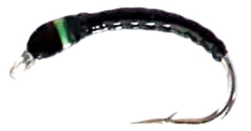5 X  Buzzer- flexi floss -Black ,green neck #12 [BFF 15]  S