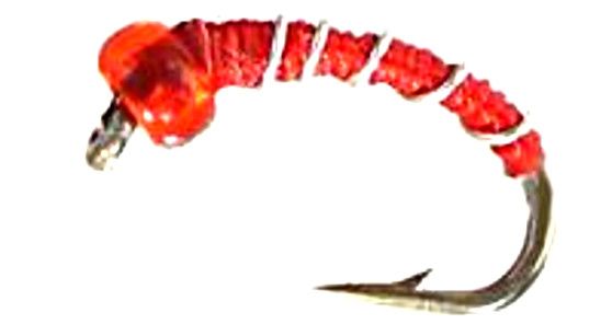 5 X  Buzzer -Fire bug midge red #16[BH18]  S