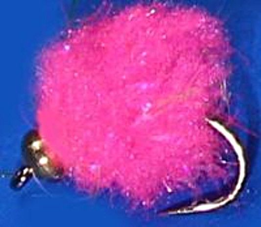 5 x Eggstasy egg ,Electric hot pink , #12 barbless / E202. S