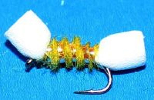 5 X  Buzzer - Shipmans - Golden Olive and white - popper [BS 8].S