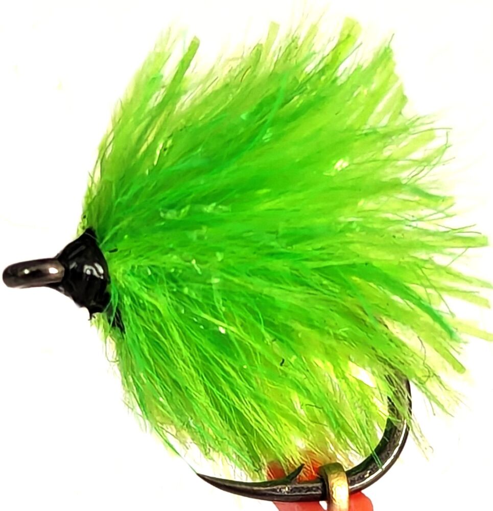 Two tone Blob-Chartreuse-size 10 Barbed -[BL73]