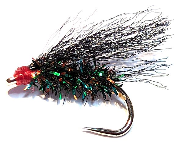 Cormorant,Synthetic Herl and Black # 12 Barbless [cor 37]