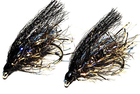 Cormorant,black/gold/UV  # 10 Barbless  [cor 33]