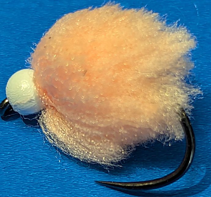 Eggstasy  egg ,Sockeye,  - hot head White,#10 barbless / E118