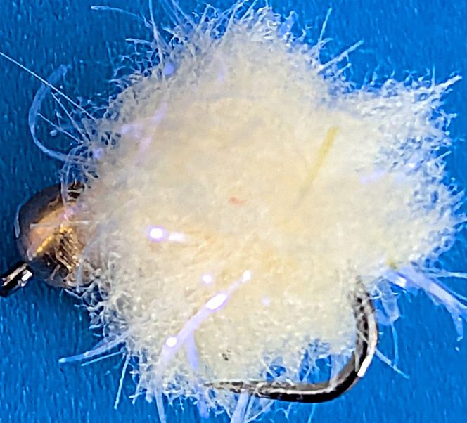 Eggstasy  egg ,Electric UV,  cheese,  #12 barbless / E147