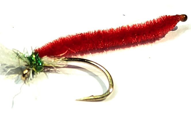 Buzzer ,Palomino midge Red size 14 barbed [BST16]