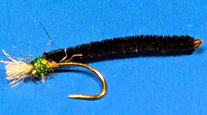 Buzzer ,Palomino midge Black #12 barbed [BST17]