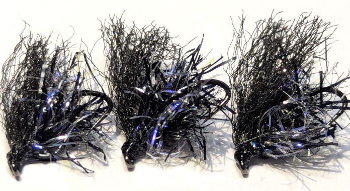 Cormorant,black/Silver/UV  # 10 Barbless  [cor40]