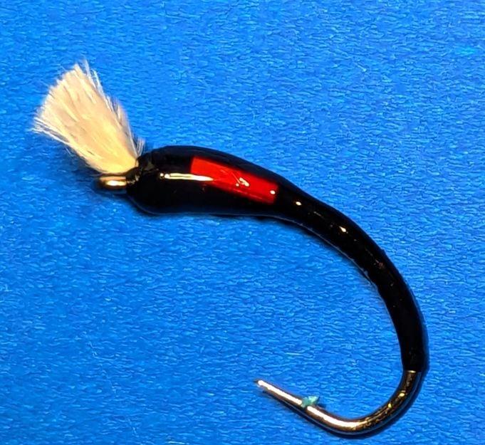 Buzzer,black/red with breathers  #10 barbed [BV13]