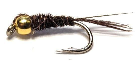 Pheasant tail nymph / Natural /Gold head #12 barbed/N27