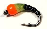 10 X  Buzzer- Nugget-hot head-black-green-orange #10 [BH4]