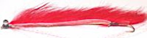 10 X Snake fly- Chain eye-Red # 10 barbed SF 11