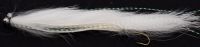 10 X Snake fly-- White unweighted  # 10 barbed [ SF17]