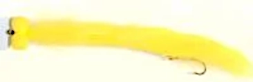 10 X Booby Snake fly Yellow # 10 barbed [BSF3]