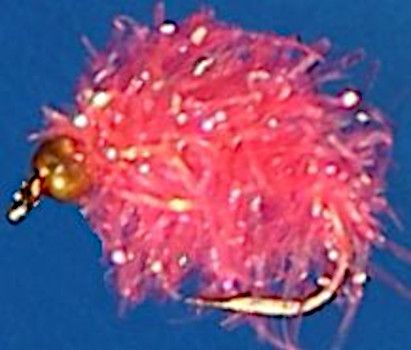10 X  Blob Pink estaz ,weighted SIZE 10 BARBED [BL64]