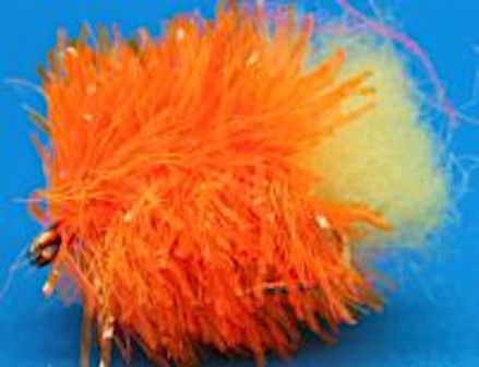 10 X  Blob - Tangerine with Yellow tail #10 barbed /BL15