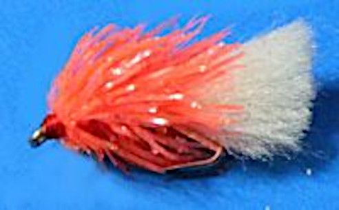 10 X  Blob -orange and cream #10 barbed /BL30