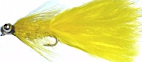10 x  Yellow dog nobbler, chain eye, #10 barbed DO 2