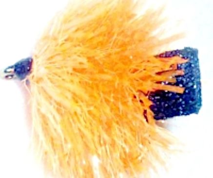 FABS X 10 FLIES ,yellow and Black #10 barbed / F 21