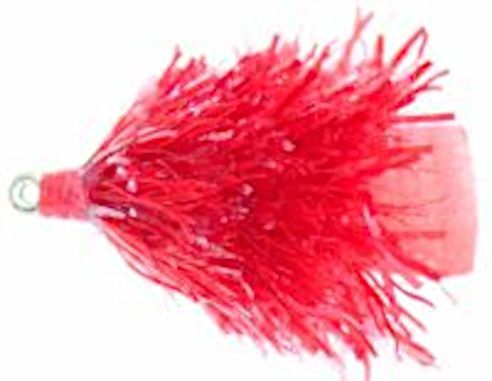 FABS X 10 FLIES ,Red #10 barbed / F 19