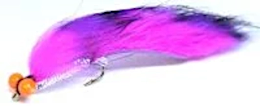 10 x   Zonker -Tiger barred Pink /Purple with Orange hot head # 10 barbed [Z 80]