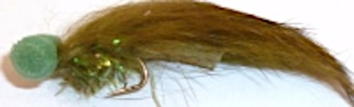 10 X Zonker Booby Olive# 12 barbed [BB3]