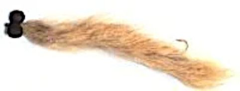 10 X Booby Snake fly Natural # 10 barbed
