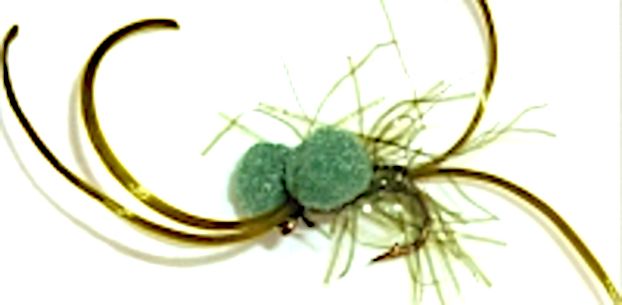 10 X Booby Bloodworm Olive # 12 barbed/ BB 41