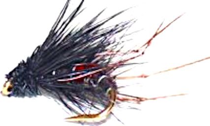 10 X  Snatcher,Bibio,Muddler # 10 barbed /S25