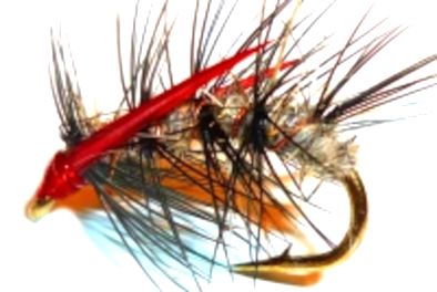 10 X  Snatcher, /Red,Hares ear # 12 barbed /S6