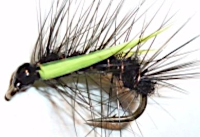 10 X Snatcher,Black and lime Green  #12 barbed /S18