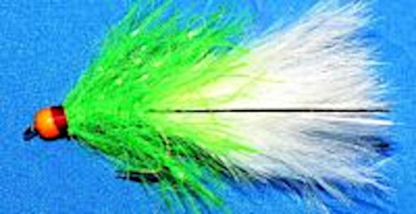 10 X  Straggle cat hot head orange #10 Barbless hook [cat 1]